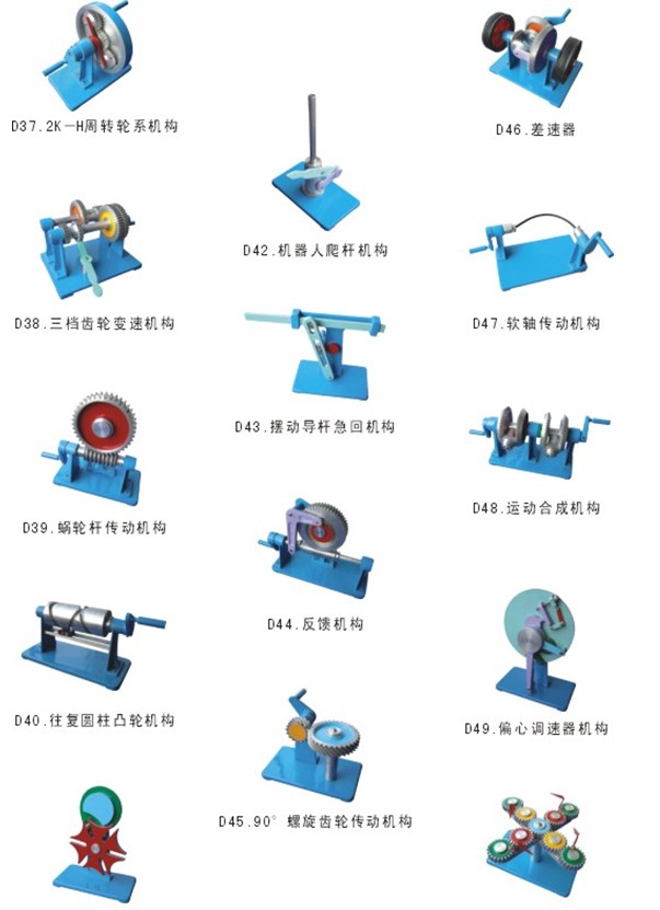 KH-MX22機(jī)構(gòu)運(yùn)動簡圖測繪模型(50件) KH-MX22機(jī)構(gòu)運(yùn)動簡圖測繪模型(50件)