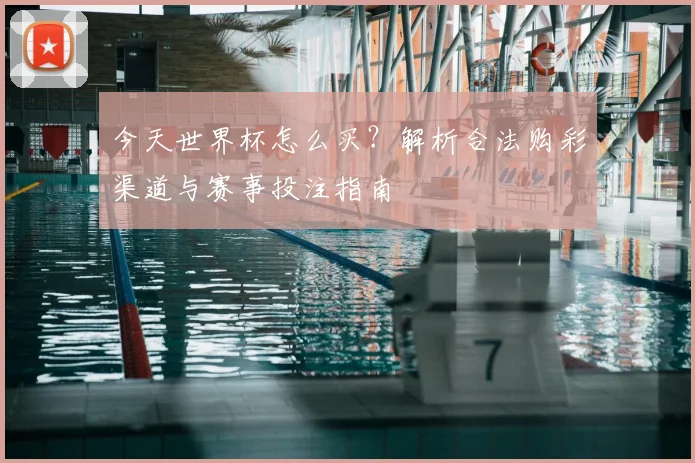 今天世界杯怎么买？解析合法购彩渠道与赛事投注指南